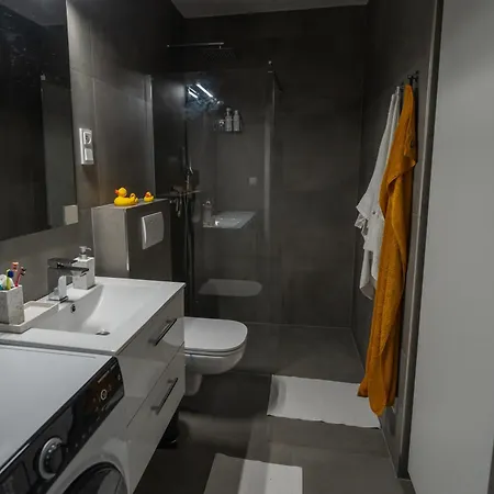 Designovy Byt S Vyhledem Na Reku Prague Exterior photo